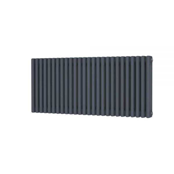 Riviera Trade 500 x 1177 Anthracite Horizontal 3 Column Radiator