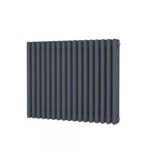 Riviera Trade 600 x 777 Anthracite Horizontal 3 Column Radiator