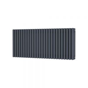 Riviera Trade 500 x 1164 Anthracite Horizontal 4 Column Radiator