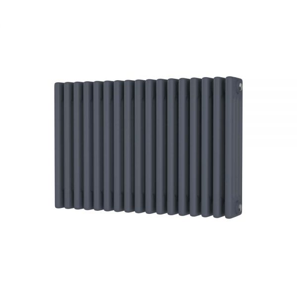 Riviera Trade 500 x 768 Anthracite Horizontal 4 Column Radiator