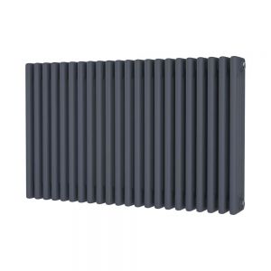 Riviera Trade 600 x 988 Anthracite Horizontal 4 Column Radiator