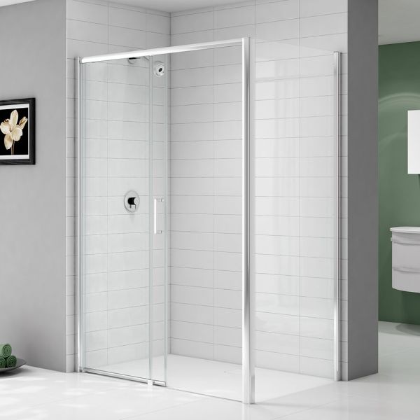 Merlyn Ionic Express 1400 Low Level Access Sliding Shower Door #2