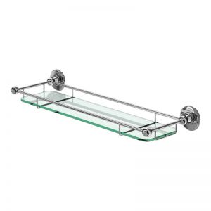 Burlington Chrome Shelf With Rail A18CHR