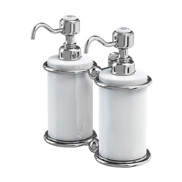 Burlington Chrome Double Soap Dispenser A20CHR