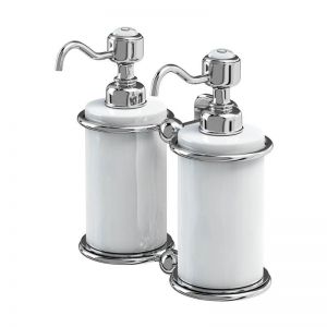 Burlington Chrome Double Soap Dispenser A20CHR