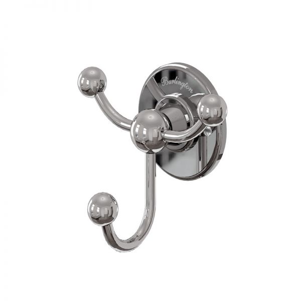 Burlington Chrome Triple Robe Hook A47CHR