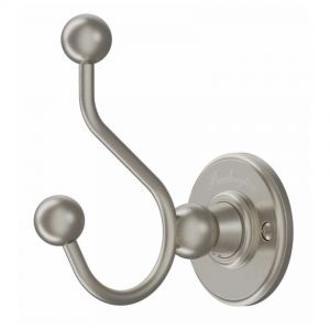 Burlington Brushed Nickel Double Robe Hook A4 BNKL