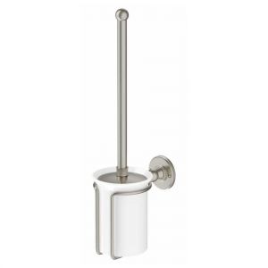 Burlington Brushed Nickel Toilet Brush Holder A8 BNKL