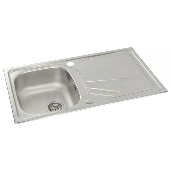 Abode Trydent Stainless Steel Inset Kitchen Sink with Nexa Mono Mixer Tap #3