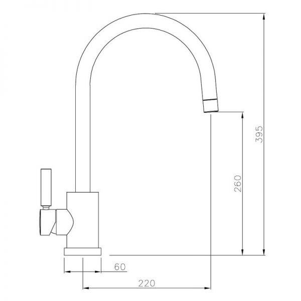 Abode Trydent Stainless Steel Inset Kitchen Sink with Atlas Mono Mixer Tap #6