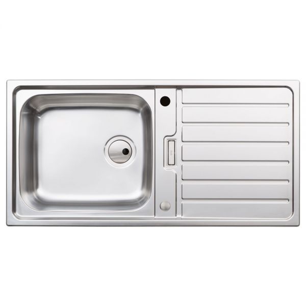 Abode Neron Stainless Steel Inset Kitchen Sink with Astral Mono Mixer Tap #2