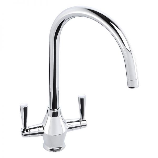 Abode Oriel Black Granite Inset Kitchen Sink with Astral Mono Mixer Tap #4