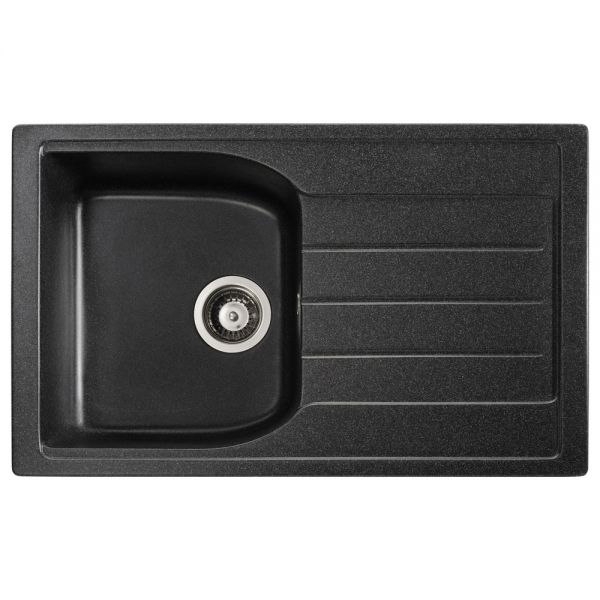 Abode Oriel Black Granite Inset Kitchen Sink with Specto Mono Mixer Tap #2