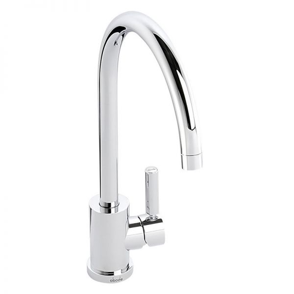 Abode Oriel Black Granite 1.5 Inset Kitchen Sink with Atlas Mono Mixer Tap #4