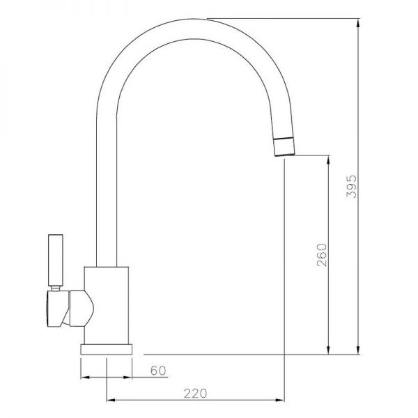 Abode Connekt Stainless Steel Inset Kitchen Sink with Atlas Mono Mixer Tap #5