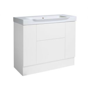 Roper Rhodes Academy 1000 White Gloss Freestanding Unit and Ceramic Basin