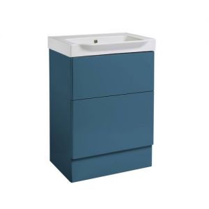 Roper Rhodes Academy 600 Derwent Blue Freestanding Unit and Ceramic Basin