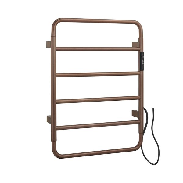JTP Aero Brushed Bronze 640 x 475 Electric Towel Rail