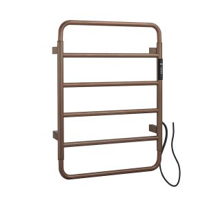 JTP Aero Brushed Bronze 640 x 475 Electric Towel Rail