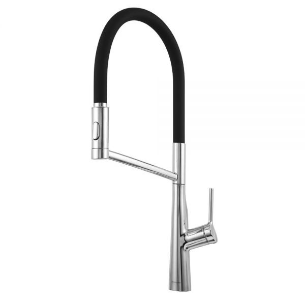 Clearwater Alasia Pro Single Lever Chrome Pull Out Kitchen Sink Mixer Tap