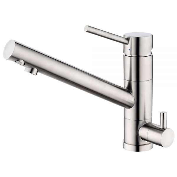 Clearwater Alpha Brushed Nickel Filtered Water Monobloc Kitchen Sink Mixer Tap ALP2BN