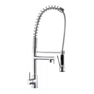 Reginox Altus Chrome Flexi Spray Kitchen Mixer Tap with Pull Out Spout