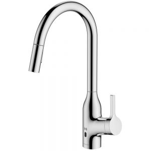 Clearwater Amelio Chrome Pull Out Sensor Kitchen Sink Mixer Tap