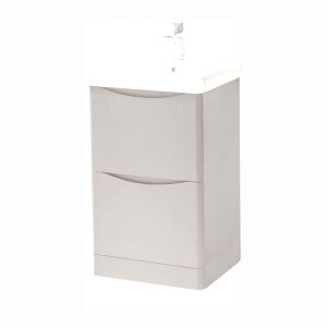 Kartell Arc 500 Matt Cashmere Floor Standing Vanity Unit and Basin