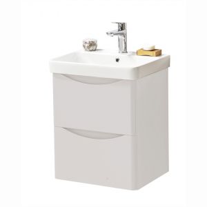 Kartell Arc 500 Matt Cashmere Wall Mounted Vanity Unit and Basin