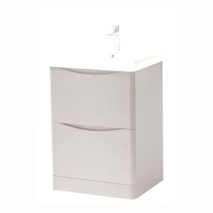 Kartell Arc 600 Matt Cashmere Floor Standing Vanity Unit and Basin