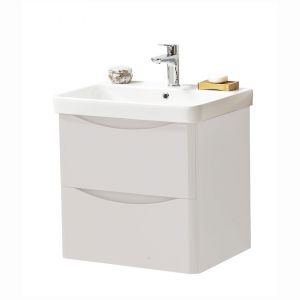 Kartell Arc 600 Matt Cashmere Wall Mounted Vanity Unit and Basin