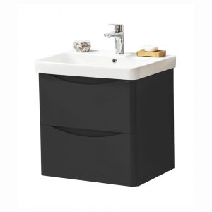 Kartell Arc 600 Matt Graphite Wall Mounted Vanity Unit and Basin