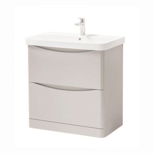 Kartell Arc 800 Matt Cashmere Floor Standing Vanity Unit and Basin