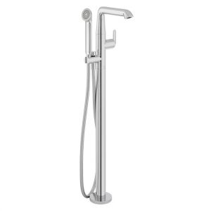 Vado Arrondi Chrome Floor Standing Bath Shower Mixer Tap