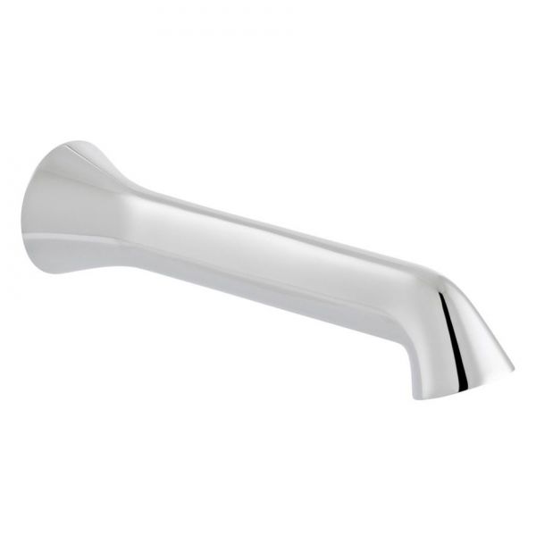 Vado Arrondi Chrome Wall Mounted Bath Spout