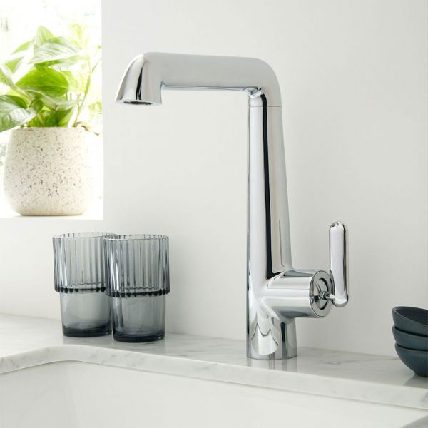 Vado Arrondi Chrome Mono Kitchen Mixer Tap #2