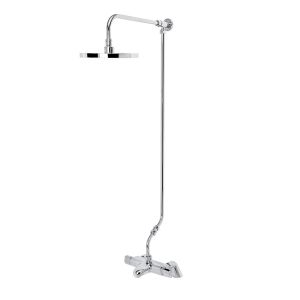Bristan Assure Thermostatic Bath Shower Mixer With Rigid Riser AS2 THBSMRR KIT C