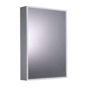 JTP Aspect LED Single Door Mirrored Bathroom Cabinet 500 x 700mm