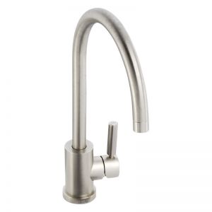 Abode Atlas Single Lever Brushed Nickel Kitchen Mixer Tap