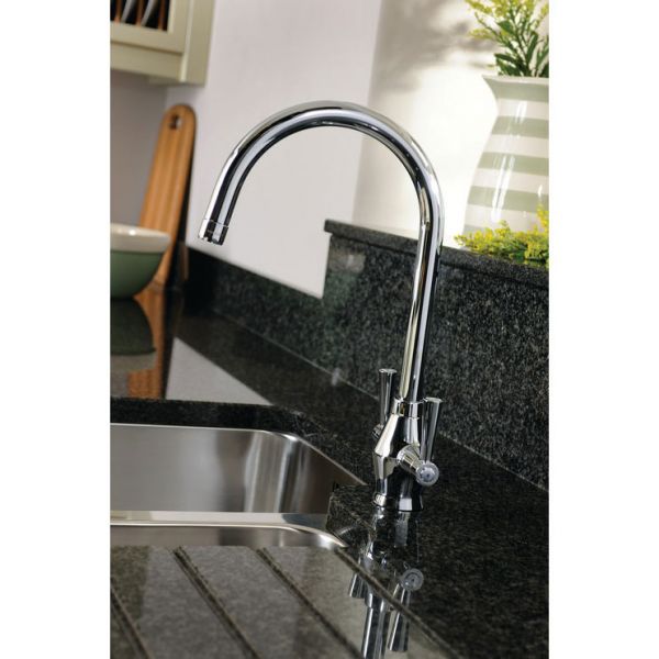 Abode Astral Chrome Monobloc Kitchen Mixer Tap #2