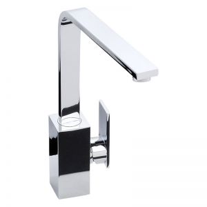 Abode New Media Monobloc Single Lever Chrome Kitchen Mixer Tap