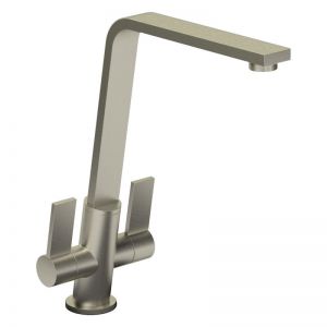 Abode Linear Flair Brushed Nickel Monobloc Kitchen Mixer Tap