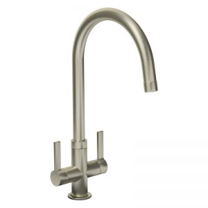 Abode Pico Brushed Nickel Monobloc Kitchen Mixer Tap