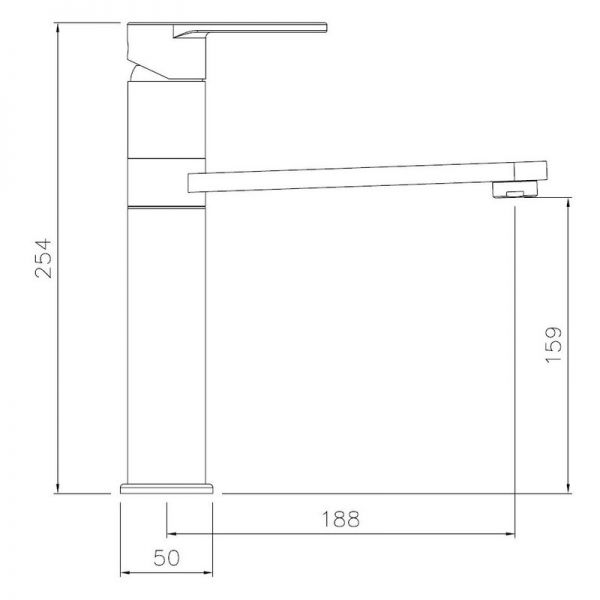 Abode Prime Single Lever Swivel Spout Brushed Nickel Kitchen Mixer Tap #2