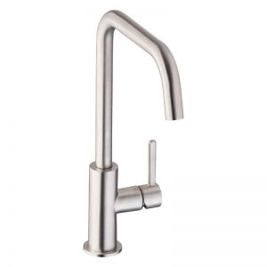 Abode Althia Single Lever Brushed Nickel Kitchen Mixer Tap