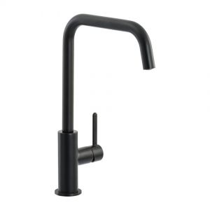Abode Althia Single Lever Matt Black Kitchen Mixer Tap