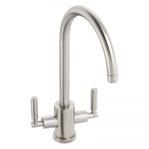 Abode Atlas Brushed Nickel Monobloc Kitchen Mixer Tap