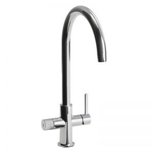 Abode Puria Aquifier Water Filter Chrome Monobloc Kitchen Mixer Tap