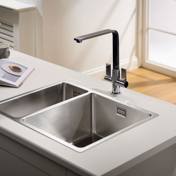 Abode Quantic Chrome Monobloc Kitchen Mixer Tap #4
