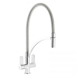 Abode Genio Chrome Semi Professional Monobloc Kitchen Mixer Tap